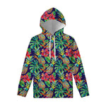 Colorful Aloha Pineapple Pattern Print Pullover Hoodie