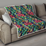 Colorful Aloha Pineapple Pattern Print Quilt