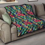 Colorful Aloha Pineapple Pattern Print Quilt