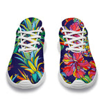 Colorful Aloha Pineapple Pattern Print Sport Shoes GearFrost