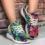 Colorful Aloha Pineapple Pattern Print Sport Shoes GearFrost