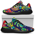 Colorful Aloha Pineapple Pattern Print Walking Shoes