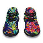 Colorful Aloha Pineapple Pattern Print Sport Shoes GearFrost
