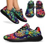 Colorful Aloha Pineapple Pattern Print Sport Shoes GearFrost