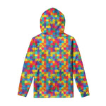Colorful Autism Awareness Jigsaw Print Pullover Hoodie