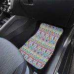 Colorful Aztec Geometric Pattern Print Front Car Floor Mats