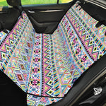 Colorful Aztec Geometric Pattern Print Pet Car Back Seat Cover