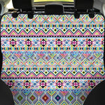 Colorful Aztec Geometric Pattern Print Pet Car Back Seat Cover