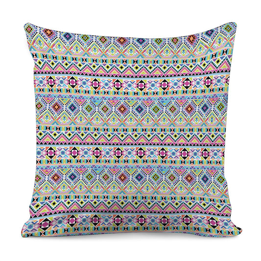 Colorful Aztec Geometric Pattern Print Pillow Cover
