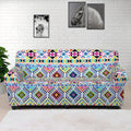 Colorful Aztec Geometric Pattern Print Sofa Cover