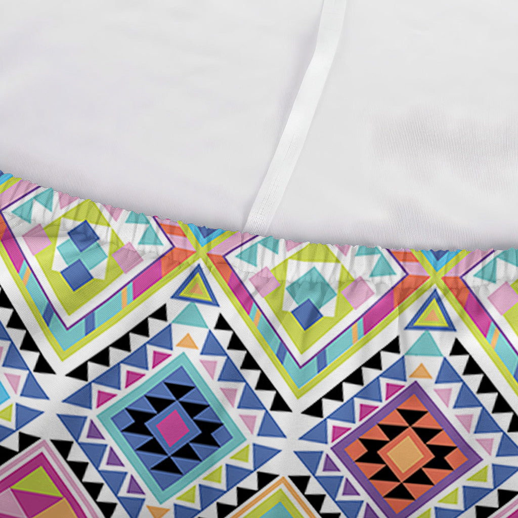 Colorful Aztec Geometric Pattern Print Sofa Cover