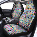 Colorful Aztec Geometric Pattern Print Universal Fit Car Seat Covers