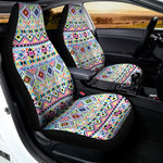 Colorful Aztec Geometric Pattern Print Universal Fit Car Seat Covers