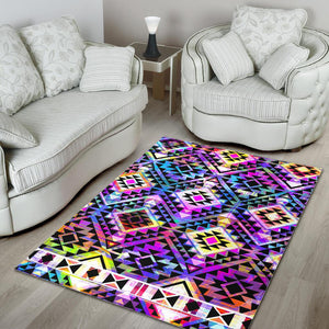Colorful Aztec Pattern Print Area Rug GearFrost