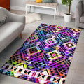 Colorful Aztec Pattern Print Floor Mat
