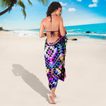 Colorful Aztec Pattern Print Beach Sarong Wrap