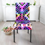 Colorful Aztec Pattern Print Dining Chair Slipcover