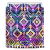 Colorful Aztec Pattern Print Duvet Cover Bedding Set