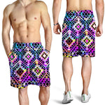 Colorful Aztec Pattern Print Men's Shorts