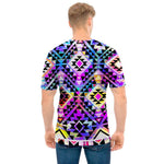 Colorful Aztec Pattern Print Men's T-Shirt