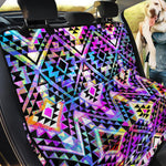 Colorful Aztec Pattern Print Pet Car Back Seat Cover