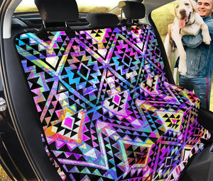 Colorful Aztec Pattern Print Pet Car Back Seat Cover