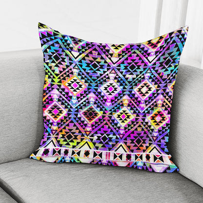 Colorful Aztec Pattern Print Pillow Cover
