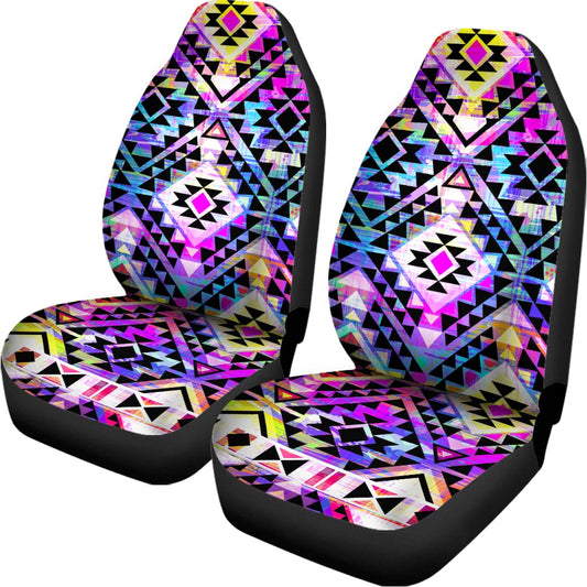 Colorful Aztec Pattern Print Universal Fit Car Seat Covers