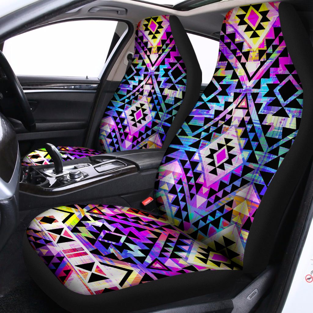 Colorful Aztec Pattern Print Universal Fit Car Seat Covers