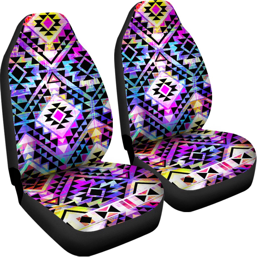 Colorful Aztec Pattern Print Universal Fit Car Seat Covers