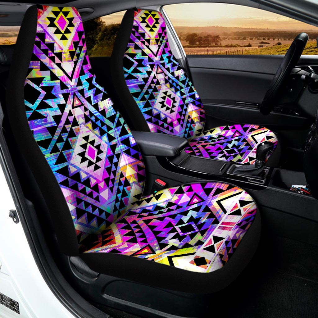 Colorful Aztec Pattern Print Universal Fit Car Seat Covers