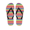 Colorful Aztec Tribal Pattern Print Flip Flops