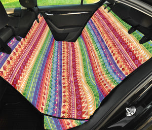 Colorful Aztec Tribal Pattern Print Pet Car Back Seat Cover