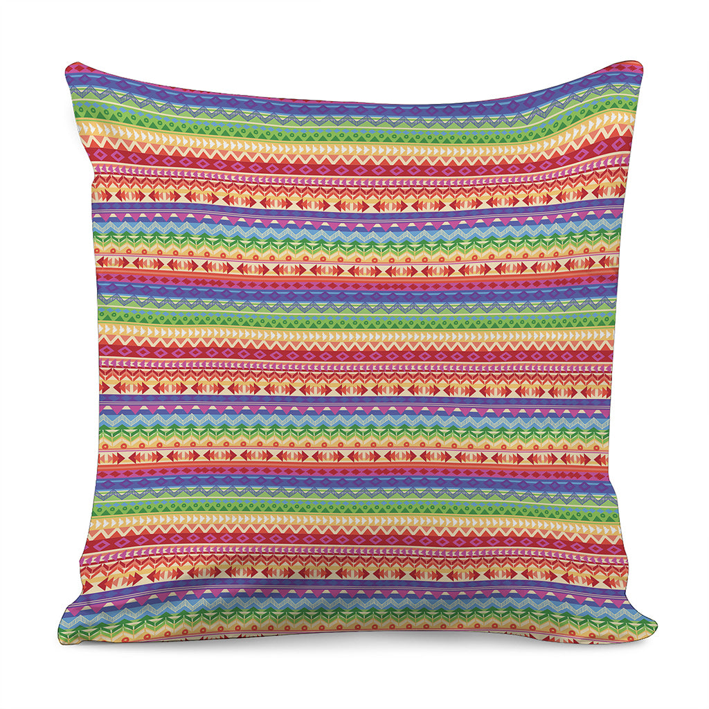 Colorful Aztec Tribal Pattern Print Pillow Cover
