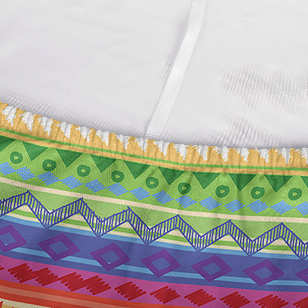 Colorful Aztec Tribal Pattern Print Sofa Cover