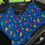 Colorful Baby Sharks Pattern Print Pet Car Back Seat Cover