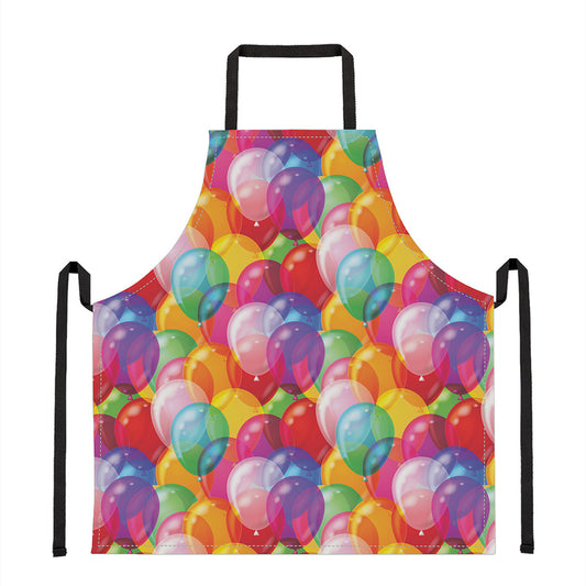 Colorful Balloon Pattern Print Apron