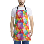 Colorful Balloon Pattern Print Apron