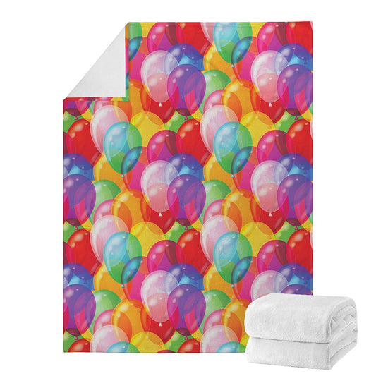 Colorful Balloon Pattern Print Blanket