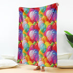 Colorful Balloon Pattern Print Blanket