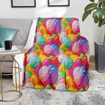 Colorful Balloon Pattern Print Blanket