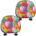 Colorful Balloon Pattern Print Car Headrest Covers