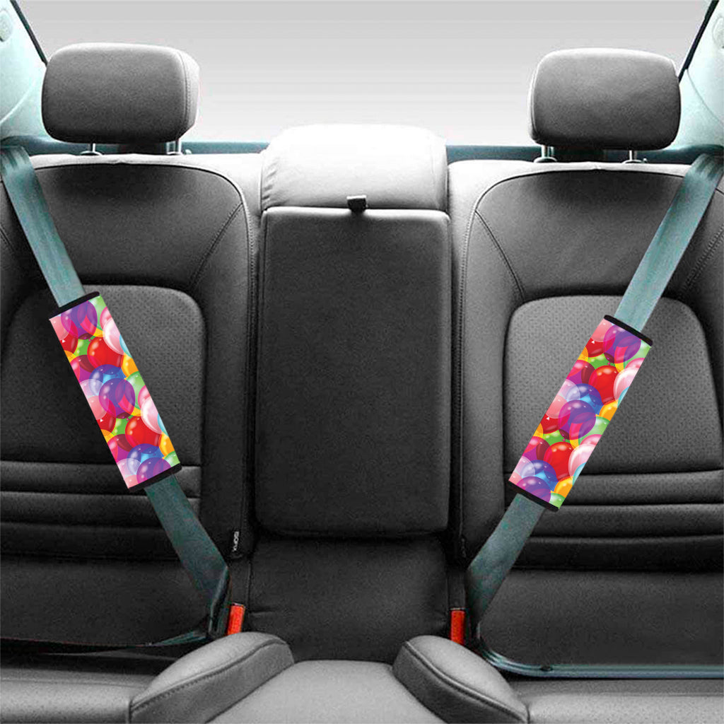 Colorful Balloon Pattern Print Car Seat Belt Covers