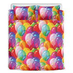 Colorful Balloon Pattern Print Duvet Cover Bedding Set
