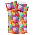 Colorful Balloon Pattern Print Duvet Cover Bedding Set