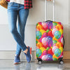 Colorful Balloon Pattern Print Luggage Cover