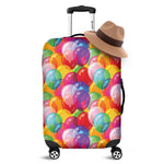 Colorful Balloon Pattern Print Luggage Cover