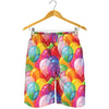 Colorful Balloon Pattern Print Men's Shorts