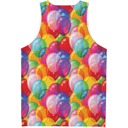 Colorful Balloon Pattern Print Men's Tank Top