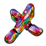 Colorful Balloon Pattern Print Muay Thai Shin Guard